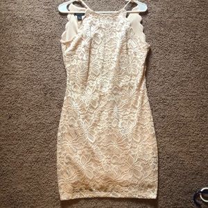 Light pink lace dress